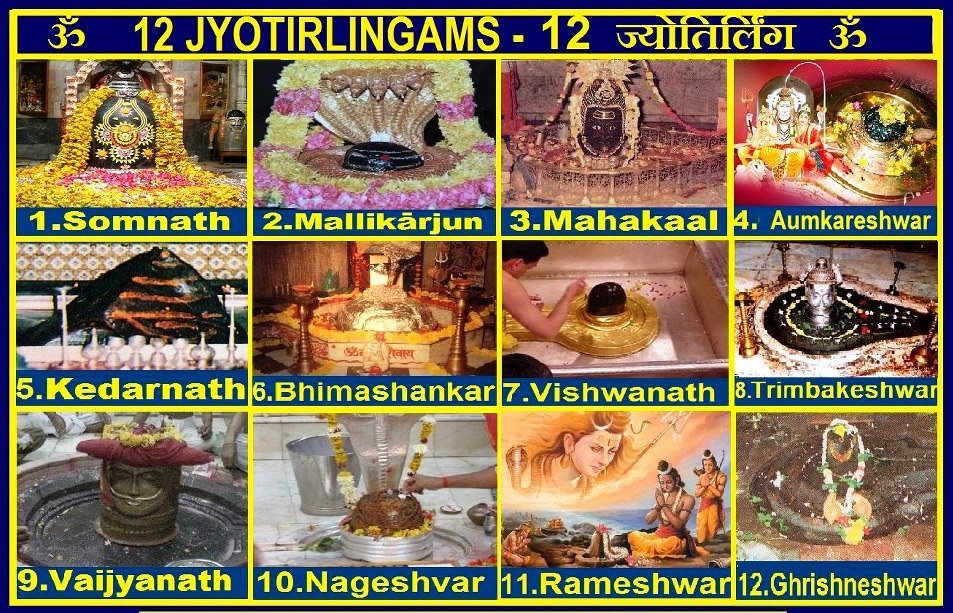 INDIAS 12 JYOTIRLINGA